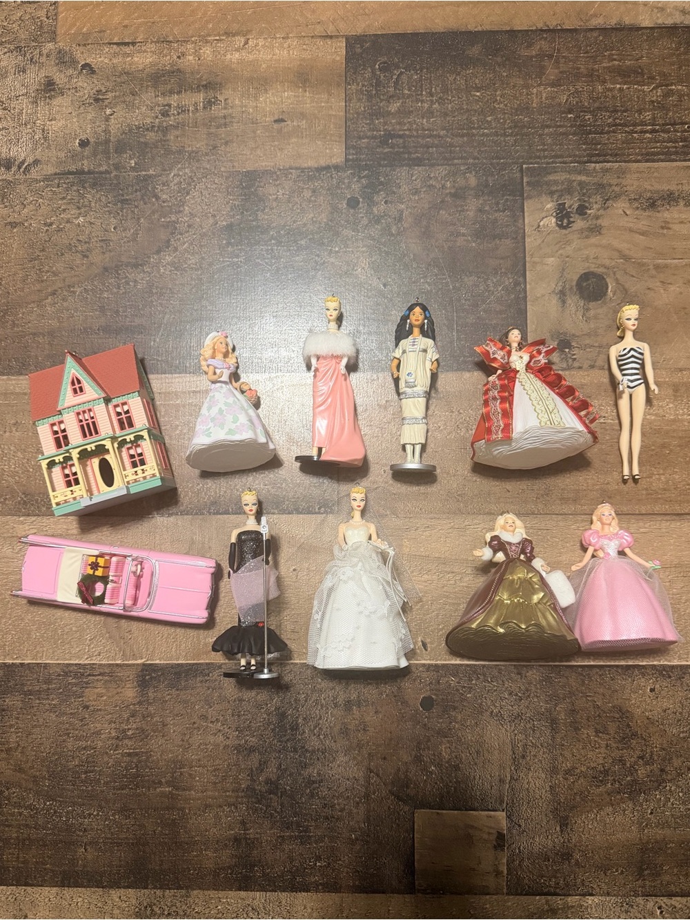 Hallmark 1990s Vintage Barbie Ornament Collection